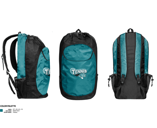 Gear Bag, Bonney Lake Panthers Tennis, Tennis, Teamtime, Team time, sublimation, custom sports apparel, team uniforms, spirit wear, spiritwear, sports uniforms, custom shirts, team store, custom team store, fundraiser sports, apparel fundraiser