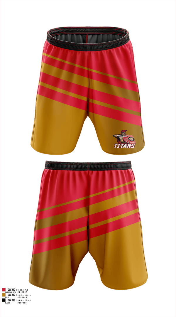 Athletic Shorts With Pockets, Cesar Chavez Titans Tennis, Tennis, Teamtime, Team time, sublimation, custom sports apparel, team uniforms, spirit wear, spiritwear, sports uniforms, custom shirts, team store, custom team store, fundraiser sports, apparel fundraiser