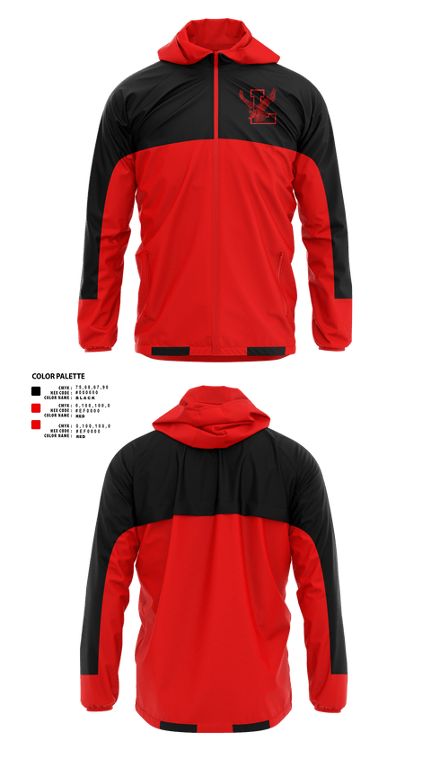 Windbreaker, Lowville Academy High School Lacrosse, Men's Lacrosse, Teamtime, Team time, sublimation, custom sports apparel, team uniforms, spirit wear, spiritwear, sports uniforms, custom shirts, team store, custom team store, fundraiser sports, apparel fundraiser