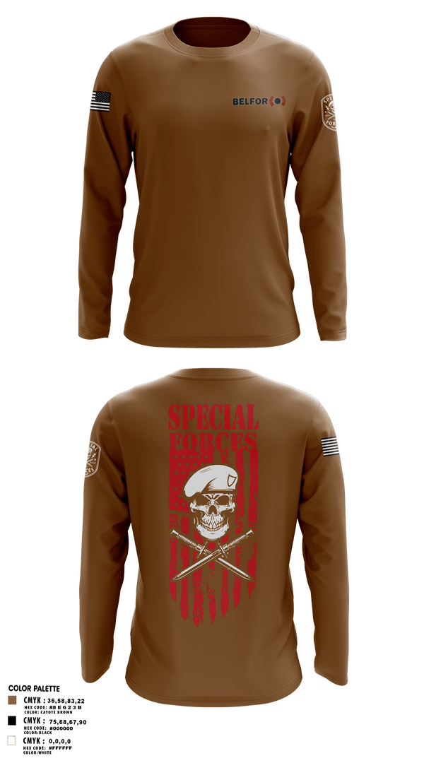 Long Sleeve Performance Shirt, Belfor, , Teamtime, Team time, sublimation, custom sports apparel, team uniforms, spirit wear, spiritwear, sports uniforms, custom shirts, team store, custom team store, fundraiser sports, apparel fundraiser