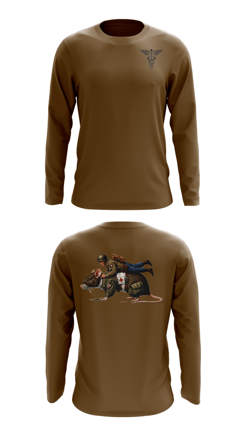 Long Sleeve Performance Shirt, Ratpack 1-319th AFAR 82nd ABN, , Teamtime, Team time, sublimation, custom sports apparel, team uniforms, spirit wear, spiritwear, sports uniforms, custom shirts, team store, custom team store, fundraiser sports, apparel fundraiser