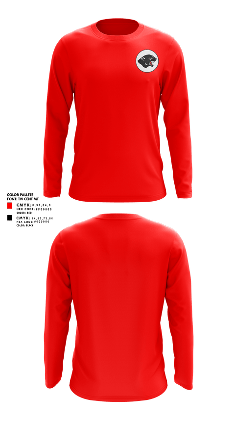 Long Sleeve Performance Shirt, North Central High School Track, Track & Field, Teamtime, Team time, sublimation, custom sports apparel, team uniforms, spirit wear, spiritwear, sports uniforms, custom shirts, team store, custom team store, fundraiser sports, apparel fundraiser