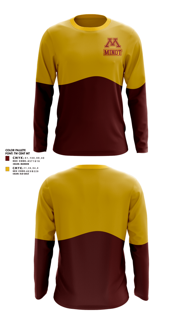 Long Sleeve Performance Shirt, Minot High Majettes Track & Field, Track & Field, Teamtime, Team time, sublimation, custom sports apparel, team uniforms, spirit wear, spiritwear, sports uniforms, custom shirts, team store, custom team store, fundraiser sports, apparel fundraiser
