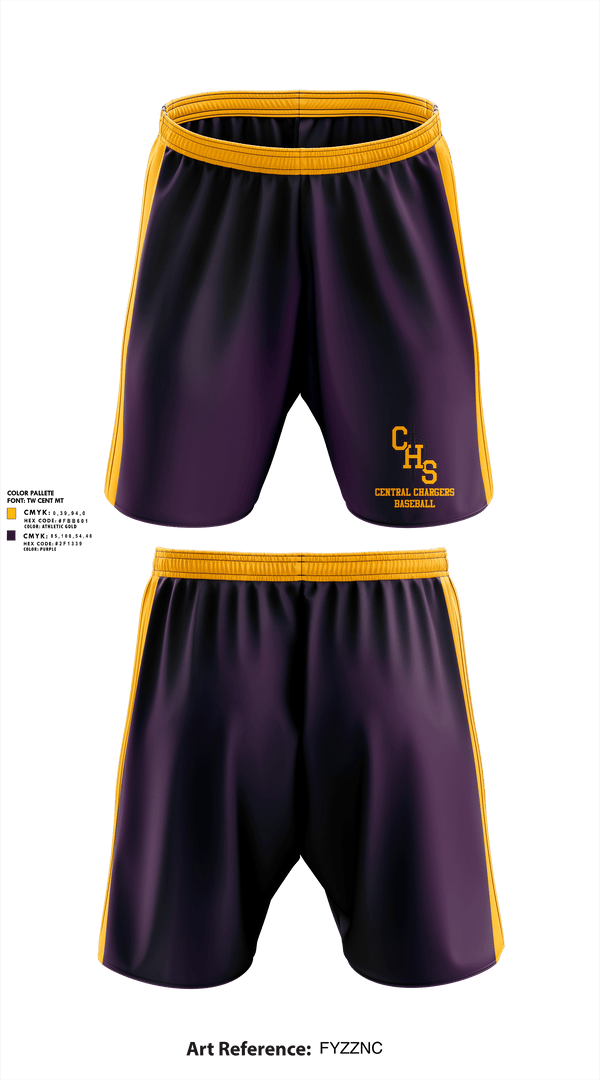 Athletic Shorts With Pockets, Central Chargers Baseball, Baseball, Teamtime, Team time, sublimation, custom sports apparel, team uniforms, spirit wear, spiritwear, sports uniforms, custom shirts, team store, custom team store, fundraiser sports, apparel fundraiser