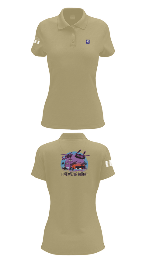 Womens Short Sleeve Performance Polo, 1-228 HHC Phantoms, , Teamtime, Team time, sublimation, custom sports apparel, team uniforms, spirit wear, spiritwear, sports uniforms, custom shirts, team store, custom team store, fundraiser sports, apparel fundraiser