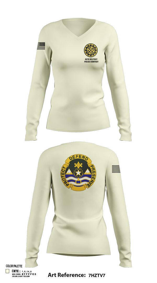 Womens Long Sleeve Vneck Shirt, 46 MP CO, , Teamtime, Team time, sublimation, custom sports apparel, team uniforms, spirit wear, spiritwear, sports uniforms, custom shirts, team store, custom team store, fundraiser sports, apparel fundraiser