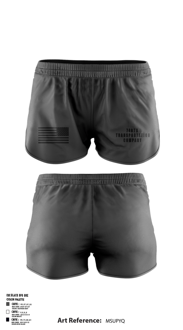 Ranger Panties, 740TH TRANSPORTATION COMPANY, National Guard, Teamtime, Team time, sublimation, custom sports apparel, team uniforms, spirit wear, spiritwear, sports uniforms, custom shirts, team store, custom team store, fundraiser sports, apparel fundraiser