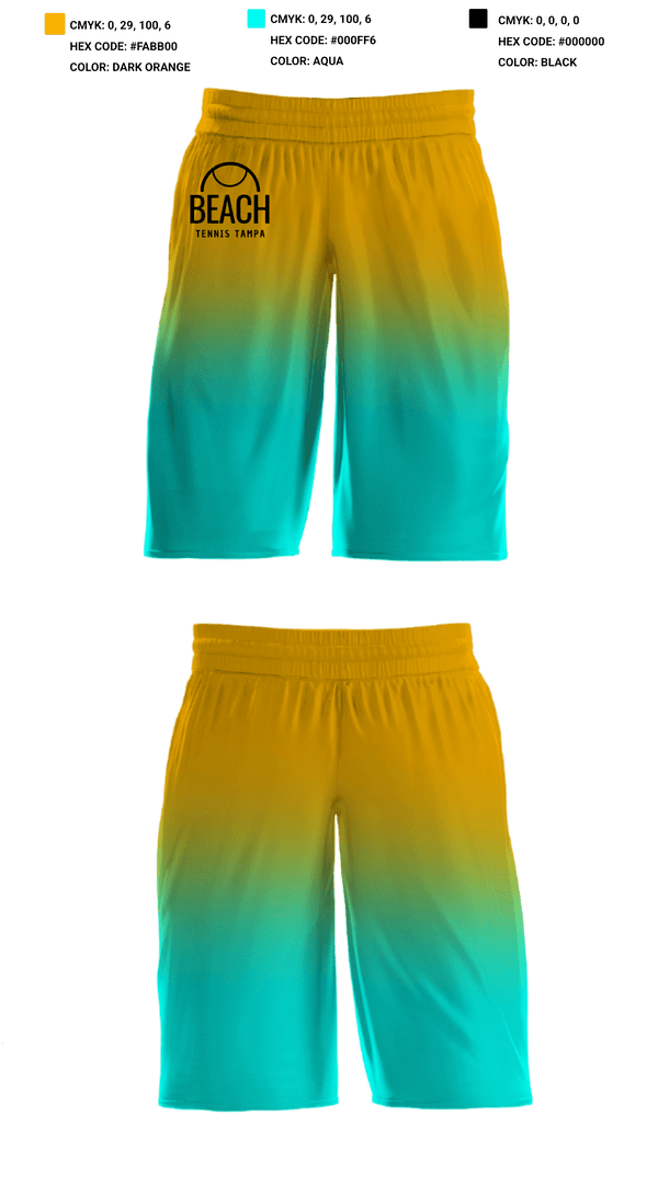Mens Basketball Shorts, Beach Tennis Tampa, Tennis, Teamtime, Team time, sublimation, custom sports apparel, team uniforms, spirit wear, spiritwear, sports uniforms, custom shirts, team store, custom team store, fundraiser sports, apparel fundraiser