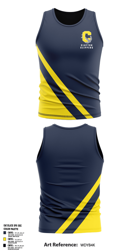 Tank Top, Clayton clippers, Track & Field, Teamtime, Team time, sublimation, custom sports apparel, team uniforms, spirit wear, spiritwear, sports uniforms, custom shirts, team store, custom team store, fundraiser sports, apparel fundraiser