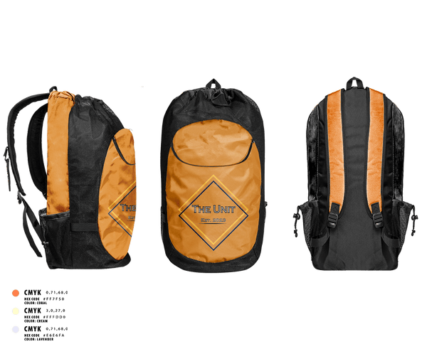 Gear Bag, The Unit, Men's Basketball, Teamtime, Team time, sublimation, custom sports apparel, team uniforms, spirit wear, spiritwear, sports uniforms, custom shirts, team store, custom team store, fundraiser sports, apparel fundraiser