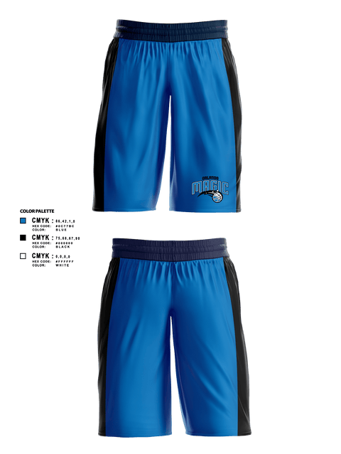 Mens Basketball Shorts, Magic, Men's Basketball, Teamtime, Team time, sublimation, custom sports apparel, team uniforms, spirit wear, spiritwear, sports uniforms, custom shirts, team store, custom team store, fundraiser sports, apparel fundraiser