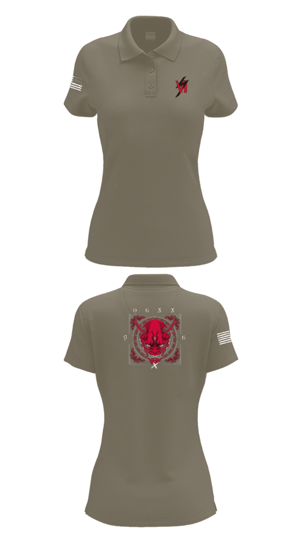Women's Short Sleeve Performance Polo, 3d SGX, Marines, Teamtime, Team time, sublimation, custom sports apparel, team uniforms, spirit wear, spiritwear, sports uniforms, custom shirts, team store, custom team store, fundraiser sports, apparel fundraiser