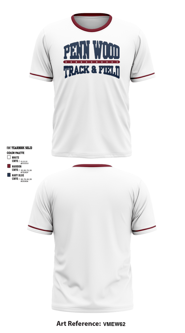 Short Sleeve Performance Shirt, PENN WOOD Highschool, Track & Field, Teamtime, Team time, sublimation, custom sports apparel, team uniforms, spirit wear, spiritwear, sports uniforms, custom shirts, team store, custom team store, fundraiser sports, apparel fundraiser