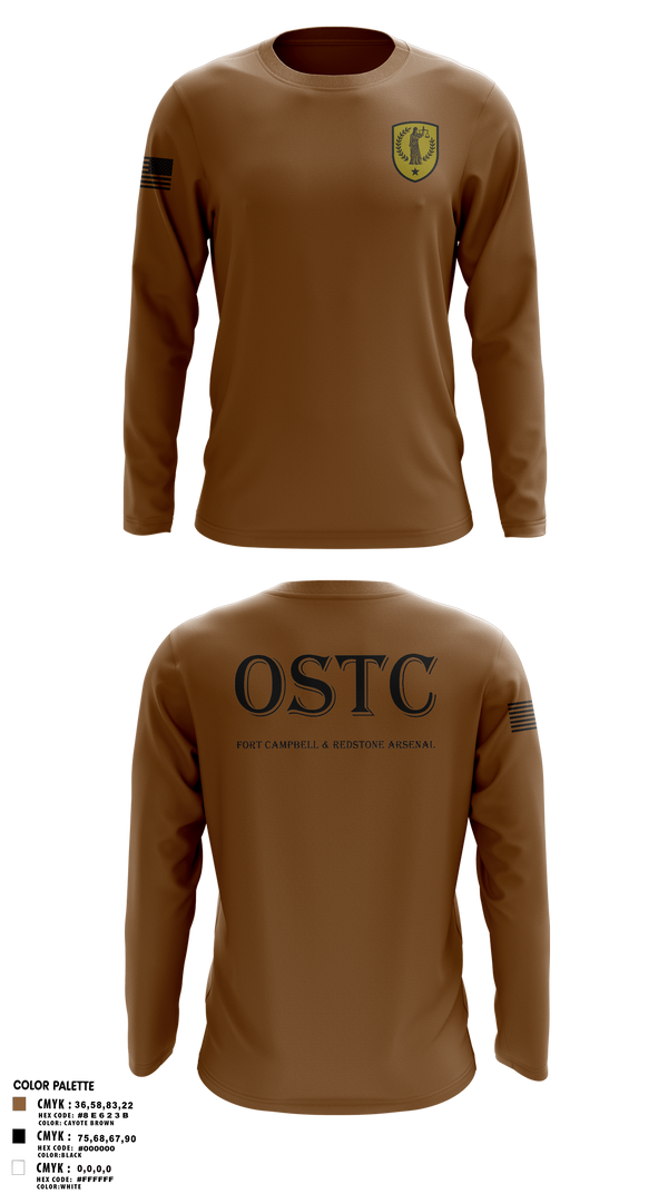 Long Sleeve Performance Shirt, Fort Campbell & Redstone Arsenal - Office of Special Trial Counsel, , Teamtime, Team time, sublimation, custom sports apparel, team uniforms, spirit wear, spiritwear, sports uniforms, custom shirts, team store, custom team store, fundraiser sports, apparel fundraiser