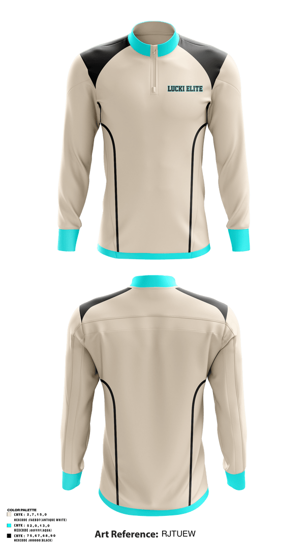 Quarter Zip Jacket, Lucki Elite, Men's Basketball, Teamtime, Team time, sublimation, custom sports apparel, team uniforms, spirit wear, spiritwear, sports uniforms, custom shirts, team store, custom team store, fundraiser sports, apparel fundraiser