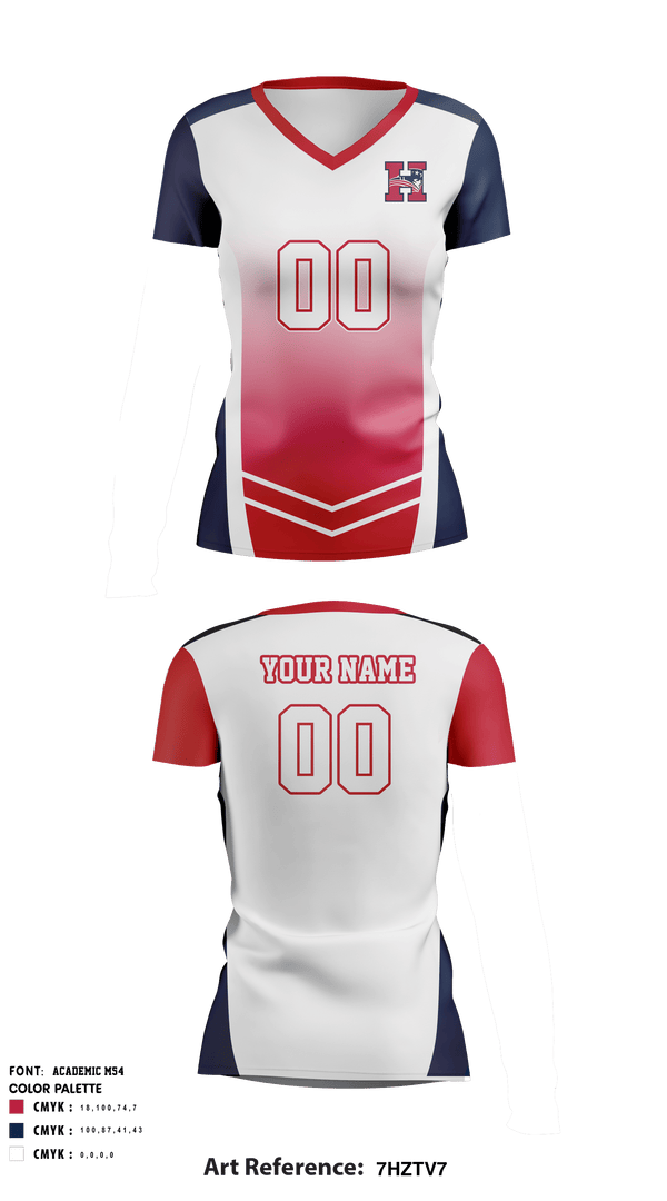 Women's Short Sleeve Vneck Shirt, Heritage High School Volleyball, Women's Volleyball, Teamtime, Team time, sublimation, custom sports apparel, team uniforms, spirit wear, spiritwear, sports uniforms, custom shirts, team store, custom team store, fundraiser sports, apparel fundraiser