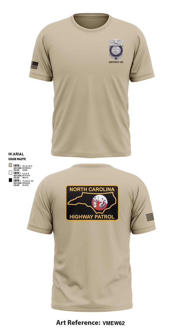 Short Sleeve Performance Shirt, District E5, Police, Teamtime, Team time, sublimation, custom sports apparel, team uniforms, spirit wear, spiritwear, sports uniforms, custom shirts, team store, custom team store, fundraiser sports, apparel fundraiser