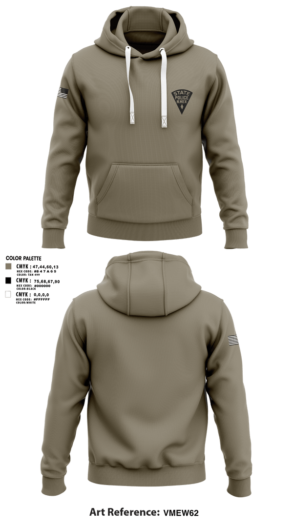 Hoodie, New Mexico State Police D8, Police, Teamtime, Team time, sublimation, custom sports apparel, team uniforms, spirit wear, spiritwear, sports uniforms, custom shirts, team store, custom team store, fundraiser sports, apparel fundraiser