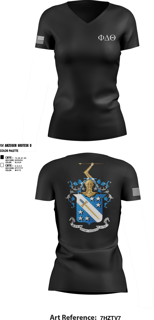 Women's Short Sleeve Vneck Shirt, Phi Delta Theta, Army, Teamtime, Team time, sublimation, custom sports apparel, team uniforms, spirit wear, spiritwear, sports uniforms, custom shirts, team store, custom team store, fundraiser sports, apparel fundraiser