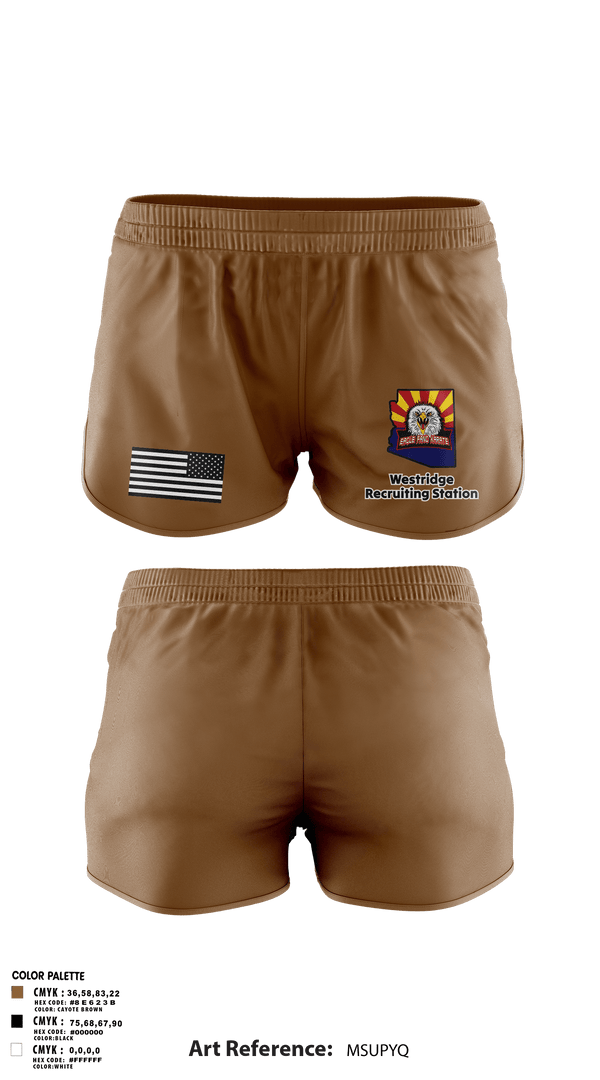 Ranger Panties, Westridge Recruiting Station, Army, Teamtime, Team time, sublimation, custom sports apparel, team uniforms, spirit wear, spiritwear, sports uniforms, custom shirts, team store, custom team store, fundraiser sports, apparel fundraiser