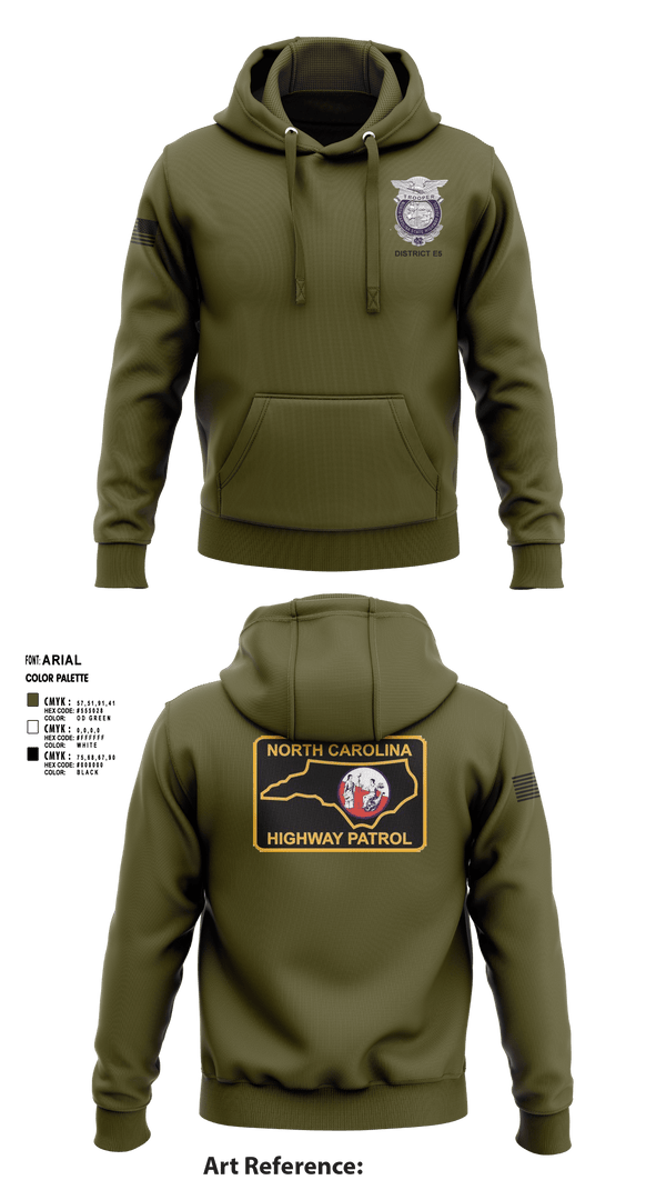 Hoodie, District E5, Police, Teamtime, Team time, sublimation, custom sports apparel, team uniforms, spirit wear, spiritwear, sports uniforms, custom shirts, team store, custom team store, fundraiser sports, apparel fundraiser