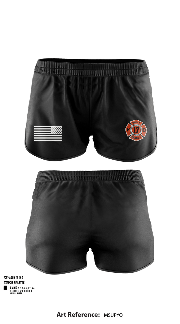 Ranger Panties, Station 17, Fire Department, Teamtime, Team time, sublimation, custom sports apparel, team uniforms, spirit wear, spiritwear, sports uniforms, custom shirts, team store, custom team store, fundraiser sports, apparel fundraiser
