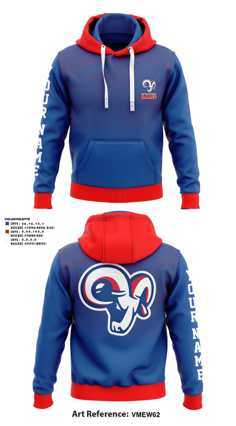 Hoodie, Greene Central Rams, Wrestling, Teamtime, Team time, sublimation, custom sports apparel, team uniforms, spirit wear, spiritwear, sports uniforms, custom shirts, team store, custom team store, fundraiser sports, apparel fundraiser