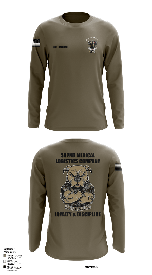 Long Sleeve Performance Shirt, 582nd MLC, Army, Teamtime, Team time, sublimation, custom sports apparel, team uniforms, spirit wear, spiritwear, sports uniforms, custom shirts, team store, custom team store, fundraiser sports, apparel fundraiser