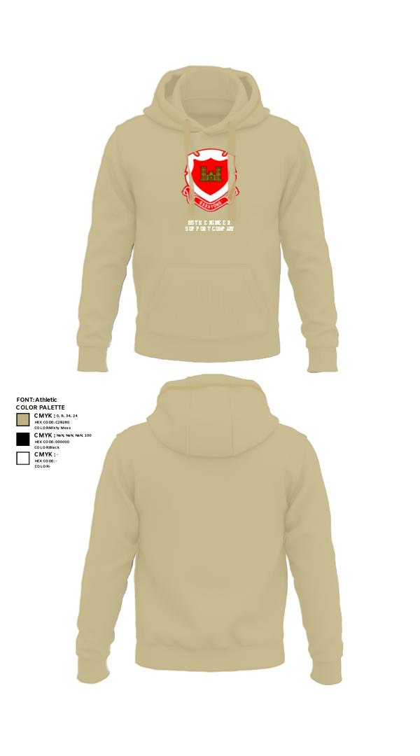 Hoodie, 185th Engineer Support Company, , Teamtime, Team time, sublimation, custom sports apparel, team uniforms, spirit wear, spiritwear, sports uniforms, custom shirts, team store, custom team store, fundraiser sports, apparel fundraiser