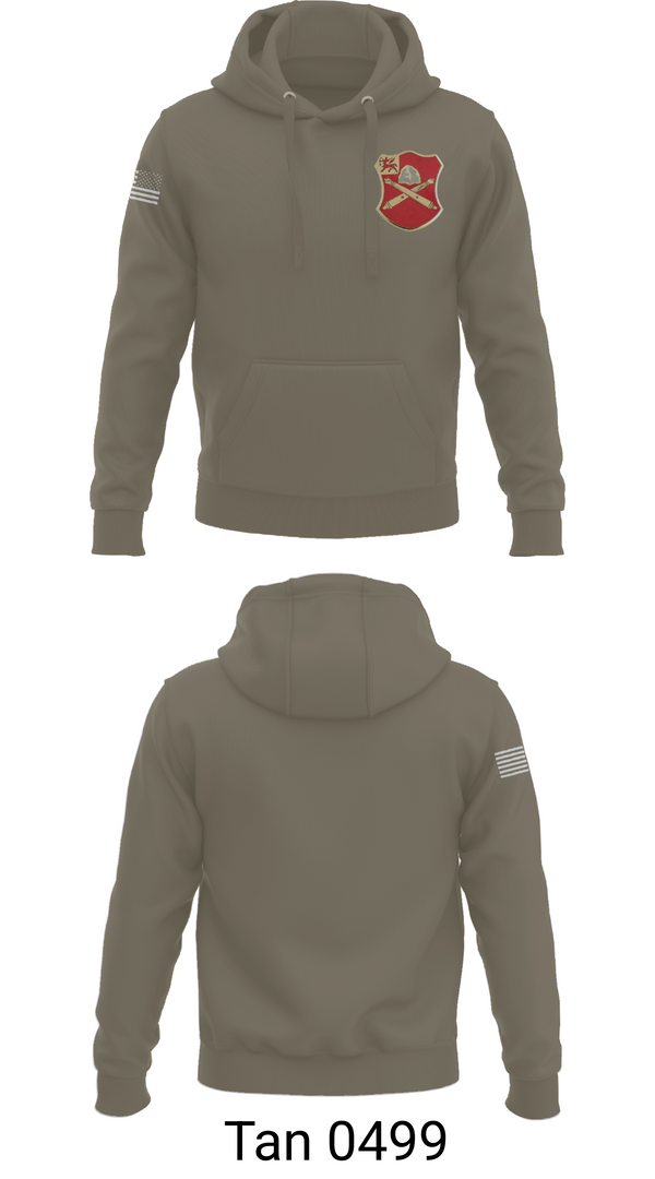 Hoodie, Bravo Battery, 6th Battalion, 10th Field Artillery, , Teamtime, Team time, sublimation, custom sports apparel, team uniforms, spirit wear, spiritwear, sports uniforms, custom shirts, team store, custom team store, fundraiser sports, apparel fundraiser