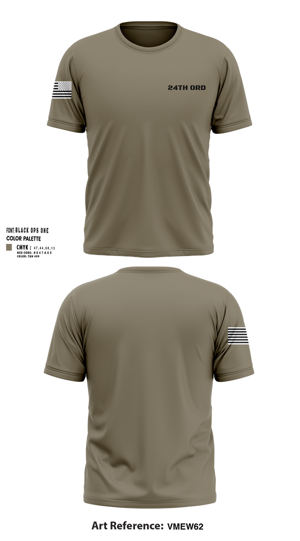 Short Sleeve Performance Shirt, 24th ORD, , Teamtime, Team time, sublimation, custom sports apparel, team uniforms, spirit wear, spiritwear, sports uniforms, custom shirts, team store, custom team store, fundraiser sports, apparel fundraiser