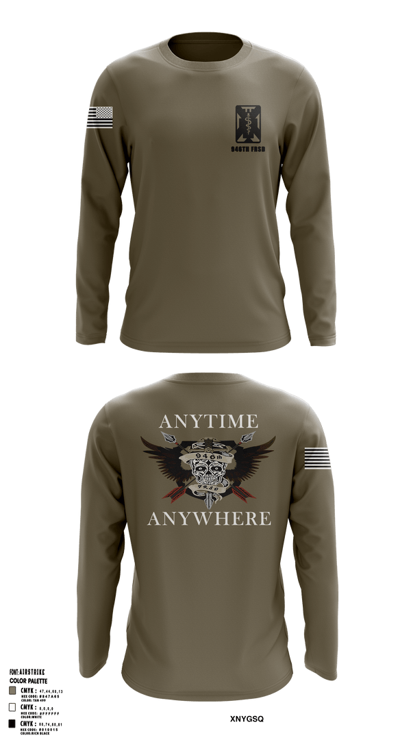 Long Sleeve Performance Shirt, 946th FRSD, Army, Teamtime, Team time, sublimation, custom sports apparel, team uniforms, spirit wear, spiritwear, sports uniforms, custom shirts, team store, custom team store, fundraiser sports, apparel fundraiser
