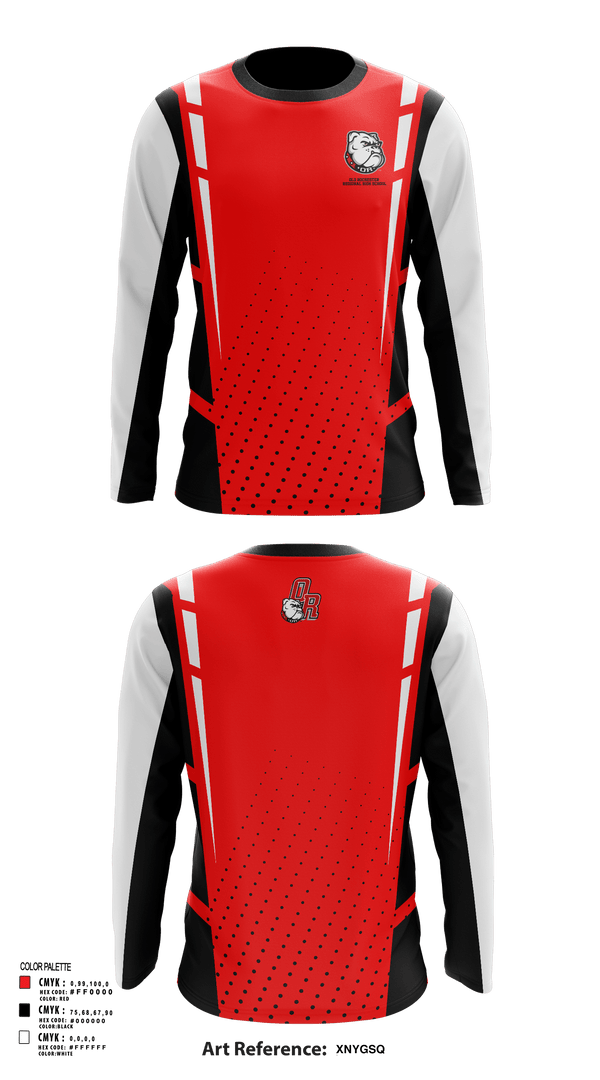 Long Sleeve Performance Shirt, Old Rochester Regional High School, Spirit Store, Teamtime, Team time, sublimation, custom sports apparel, team uniforms, spirit wear, spiritwear, sports uniforms, custom shirts, team store, custom team store, fundraiser sports, apparel fundraiser