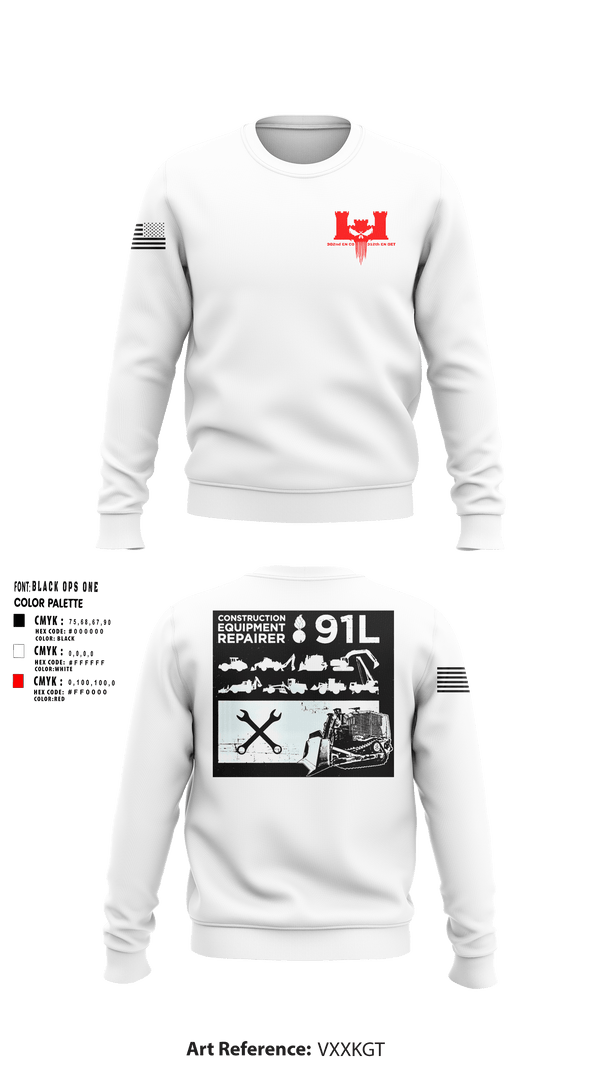 Crew Neck Sweatshirt, 302nd EN CO, Army, Teamtime, Team time, sublimation, custom sports apparel, team uniforms, spirit wear, spiritwear, sports uniforms, custom shirts, team store, custom team store, fundraiser sports, apparel fundraiser