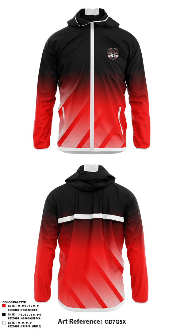 Windbreaker, DENDEN, Men's Soccer, Teamtime, Team time, sublimation, custom sports apparel, team uniforms, spirit wear, spiritwear, sports uniforms, custom shirts, team store, custom team store, fundraiser sports, apparel fundraiser
