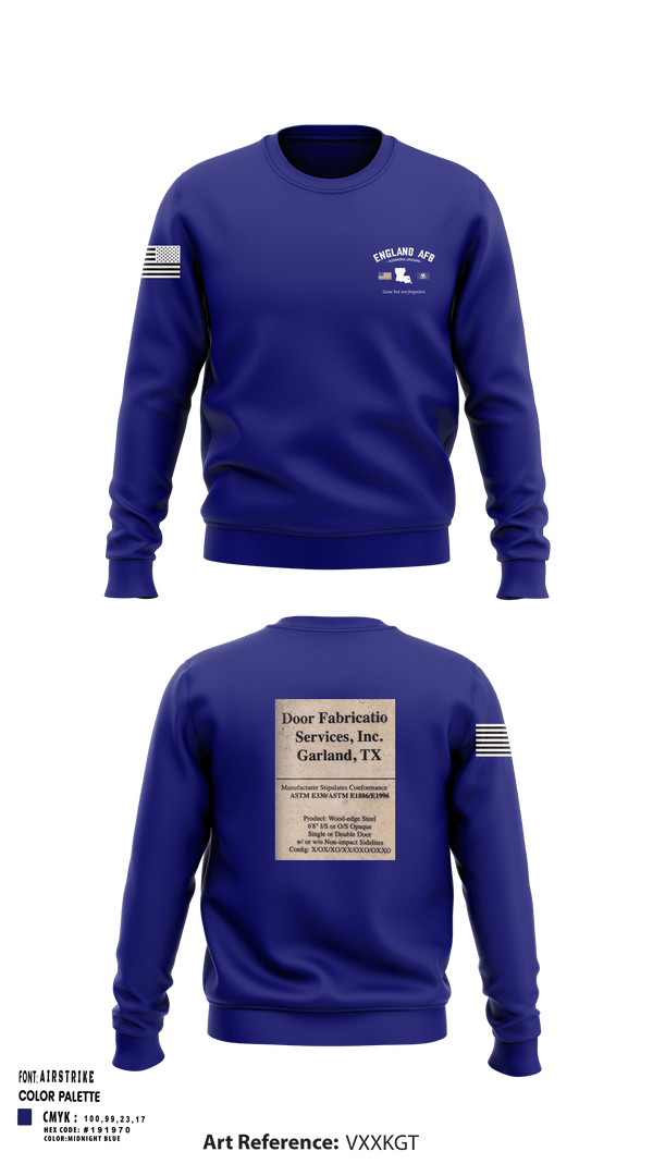 Crew Neck Sweatshirt, 526th TFS, , Teamtime, Team time, sublimation, custom sports apparel, team uniforms, spirit wear, spiritwear, sports uniforms, custom shirts, team store, custom team store, fundraiser sports, apparel fundraiser
