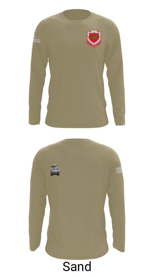 Long Sleeve Performance Shirt, 185th Engineer Support Company, , Teamtime, Team time, sublimation, custom sports apparel, team uniforms, spirit wear, spiritwear, sports uniforms, custom shirts, team store, custom team store, fundraiser sports, apparel fundraiser