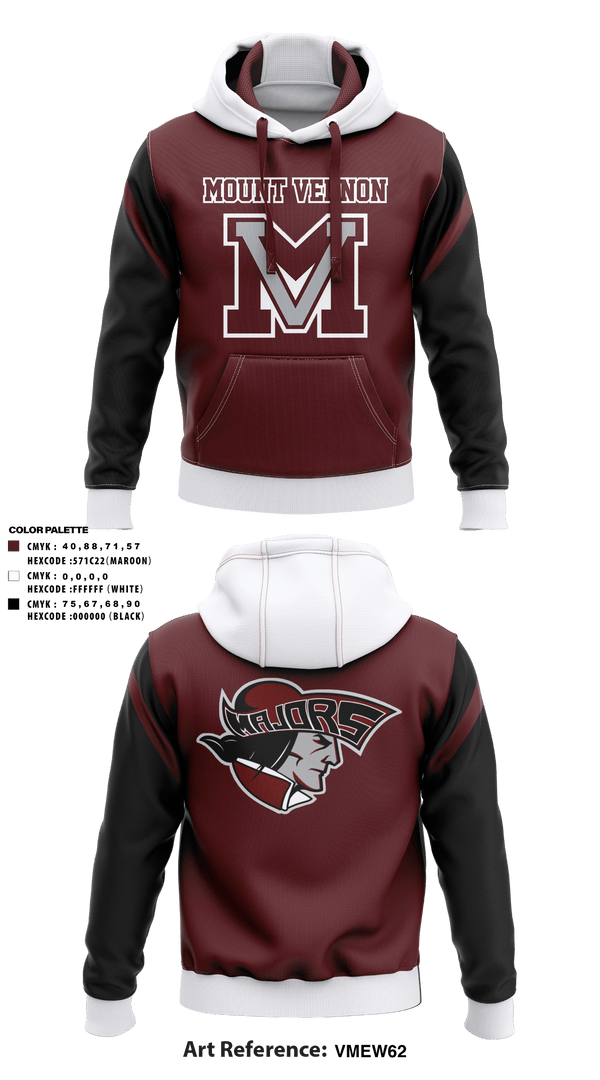 Hoodie, Mount vernon, Track & Field, Teamtime, Team time, sublimation, custom sports apparel, team uniforms, spirit wear, spiritwear, sports uniforms, custom shirts, team store, custom team store, fundraiser sports, apparel fundraiser
