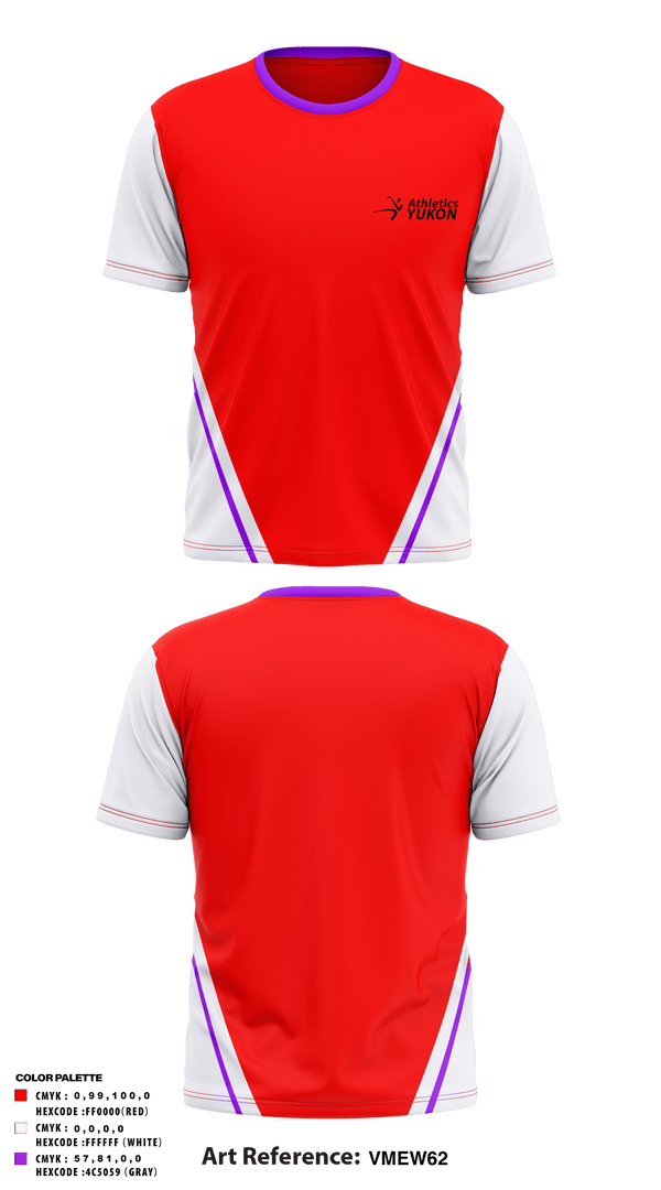 Short Sleeve Performance Shirt, Athletics Yukon, Track & Field, Teamtime, Team time, sublimation, custom sports apparel, team uniforms, spirit wear, spiritwear, sports uniforms, custom shirts, team store, custom team store, fundraiser sports, apparel fundraiser