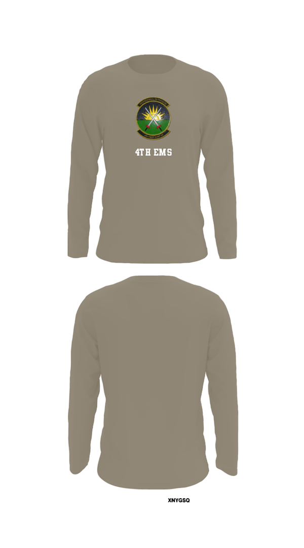 Long Sleeve Performance Shirt, 4th EMS, Air Force, Teamtime, Team time, sublimation, custom sports apparel, team uniforms, spirit wear, spiritwear, sports uniforms, custom shirts, team store, custom team store, fundraiser sports, apparel fundraiser