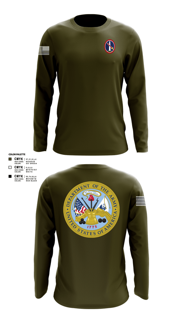 Long Sleeve Performance Shirt, MDW, Army, Teamtime, Team time, sublimation, custom sports apparel, team uniforms, spirit wear, spiritwear, sports uniforms, custom shirts, team store, custom team store, fundraiser sports, apparel fundraiser
