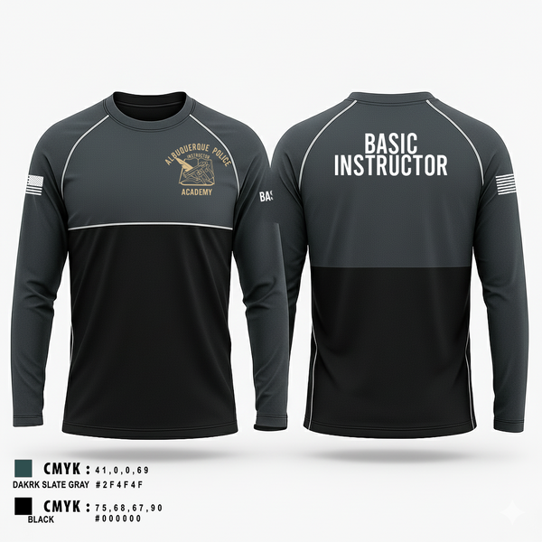Long Sleeve Performance Shirt, Academy-Basic Unit, Police, Teamtime, Team time, sublimation, custom sports apparel, team uniforms, spirit wear, spiritwear, sports uniforms, custom shirts, team store, custom team store, fundraiser sports, apparel fundraiser