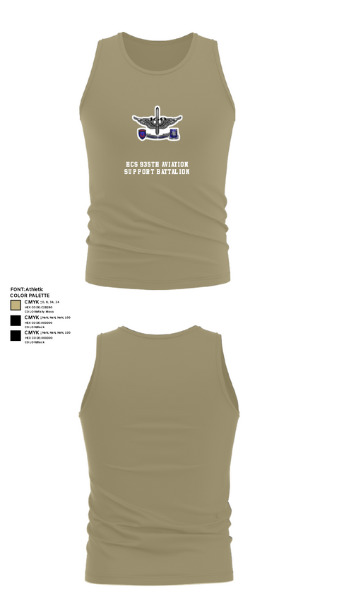 Tank Top, HCS 935th Aviation support battalion, , Teamtime, Team time, sublimation, custom sports apparel, team uniforms, spirit wear, spiritwear, sports uniforms, custom shirts, team store, custom team store, fundraiser sports, apparel fundraiser