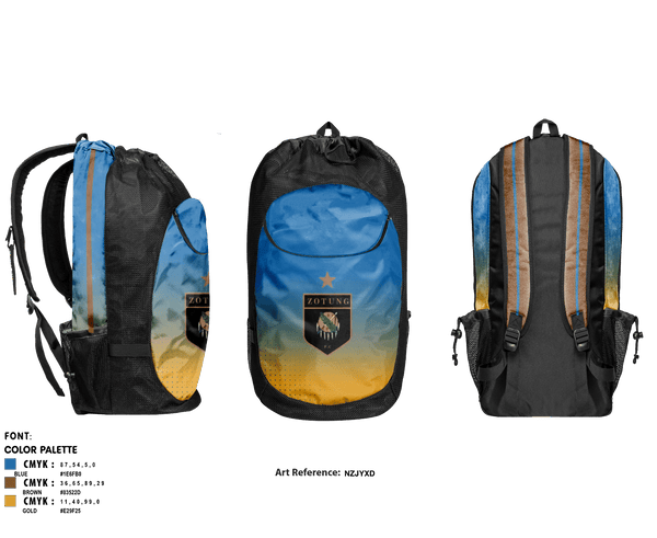 Gear Bag, Oklahoma Zotung Volleyball Club, Women's Volleyball, Teamtime, Team time, sublimation, custom sports apparel, team uniforms, spirit wear, spiritwear, sports uniforms, custom shirts, team store, custom team store, fundraiser sports, apparel fundraiser