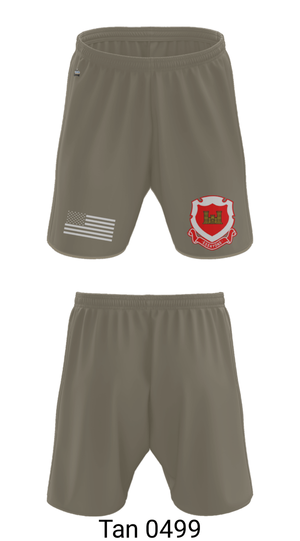 Athletic Shorts With Pockets, 185th Engineer Support Company, , Teamtime, Team time, sublimation, custom sports apparel, team uniforms, spirit wear, spiritwear, sports uniforms, custom shirts, team store, custom team store, fundraiser sports, apparel fundraiser