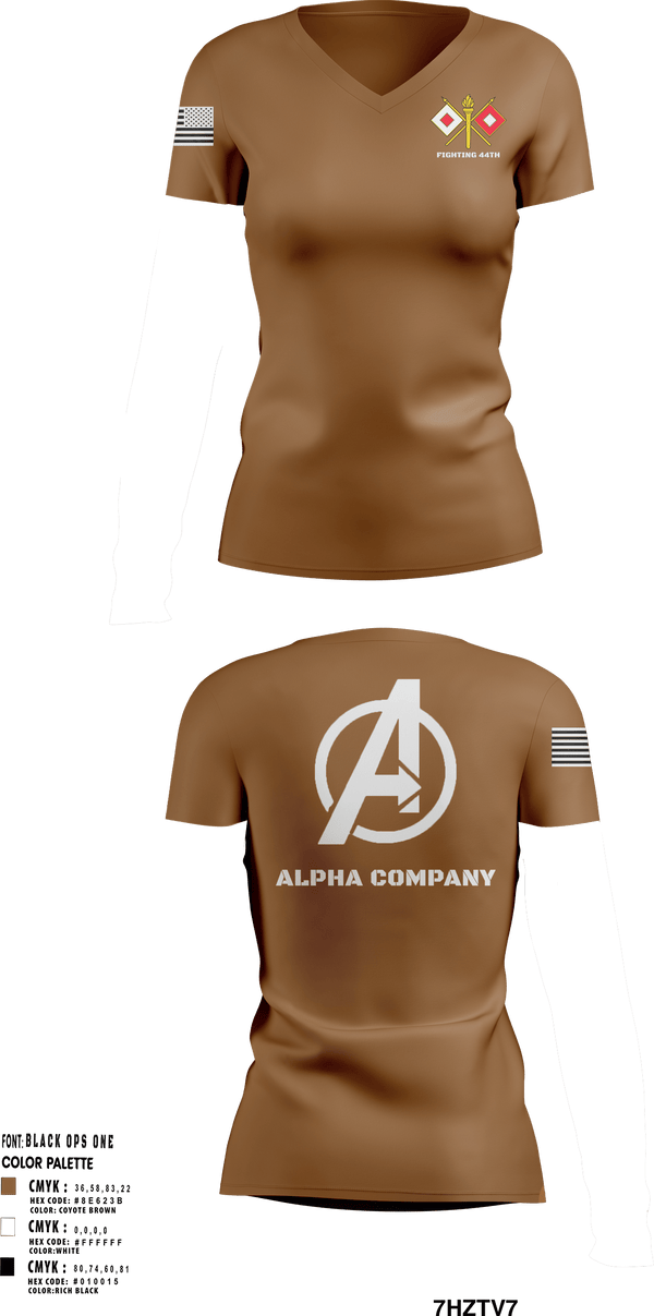 Women's Short Sleeve Vneck Shirt, Alpha Company, Army, Teamtime, Team time, sublimation, custom sports apparel, team uniforms, spirit wear, spiritwear, sports uniforms, custom shirts, team store, custom team store, fundraiser sports, apparel fundraiser