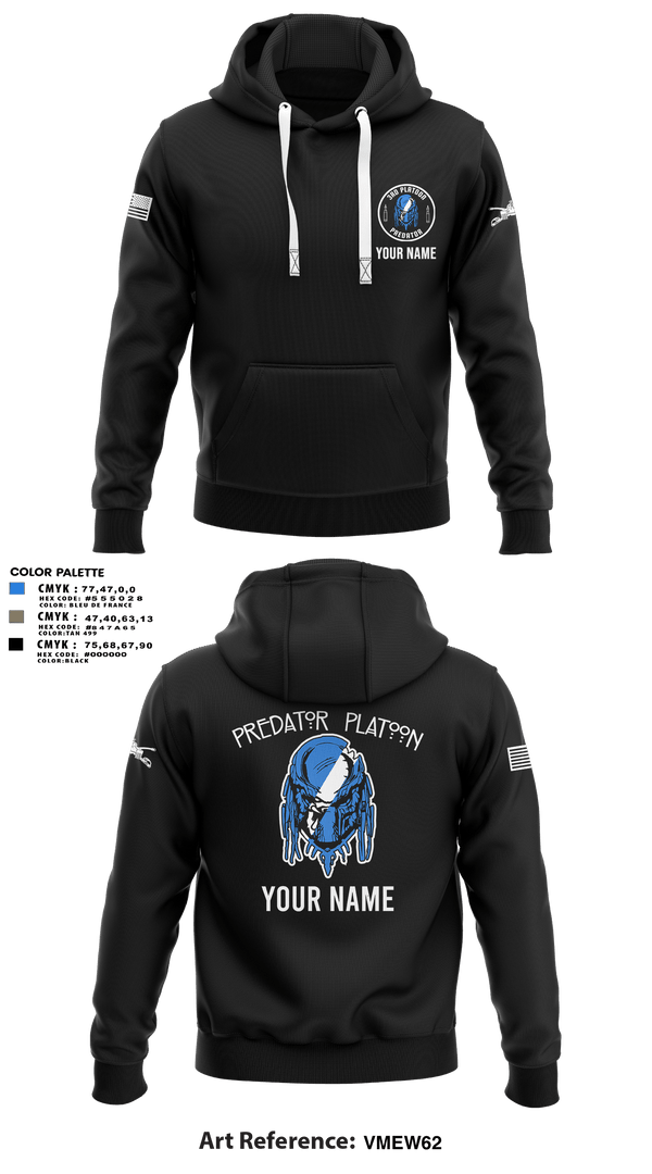 Hoodie, 3rd Platoon, Army, Teamtime, Team time, sublimation, custom sports apparel, team uniforms, spirit wear, spiritwear, sports uniforms, custom shirts, team store, custom team store, fundraiser sports, apparel fundraiser