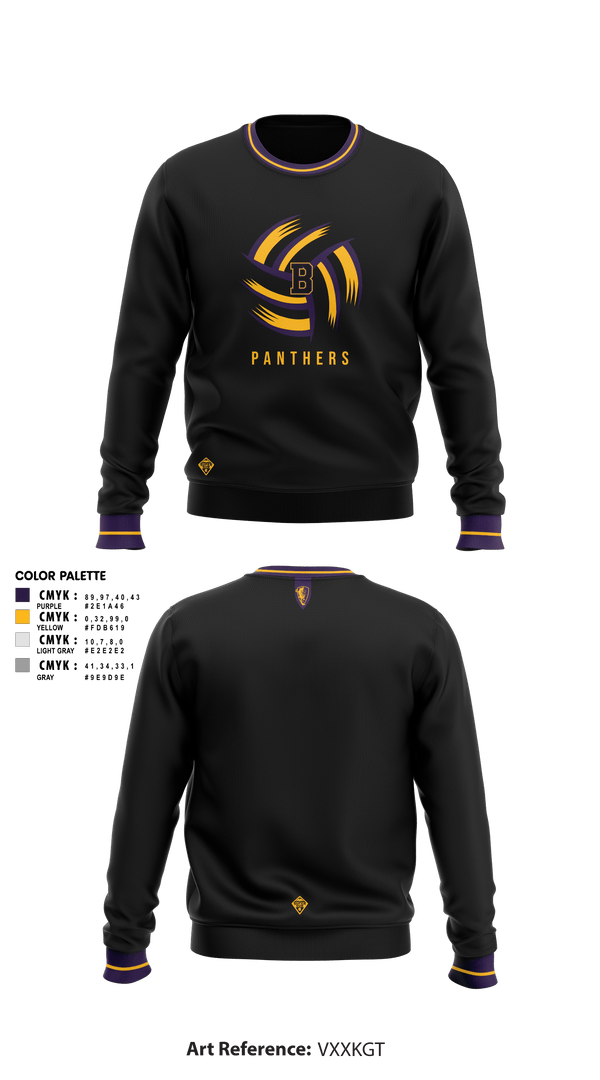 Crew Neck Sweatshirt, Boulder High School Girls Volleyball, Women's Volleyball, Teamtime, Team time, sublimation, custom sports apparel, team uniforms, spirit wear, spiritwear, sports uniforms, custom shirts, team store, custom team store, fundraiser sports, apparel fundraiser