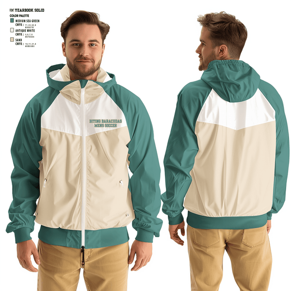 Windbreaker, Biting Baracudas, Men's Soccer, Teamtime, Team time, sublimation, custom sports apparel, team uniforms, spirit wear, spiritwear, sports uniforms, custom shirts, team store, custom team store, fundraiser sports, apparel fundraiser