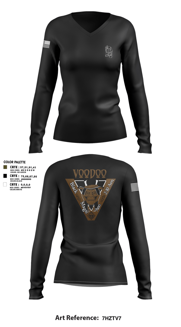 Women's Long Sleeve Vneck Shirt, A Co.2-10 AHB, , Teamtime, Team time, sublimation, custom sports apparel, team uniforms, spirit wear, spiritwear, sports uniforms, custom shirts, team store, custom team store, fundraiser sports, apparel fundraiser